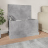 Skrzynia, szarość betonu, 70x40x38 cm, materiał drewnopochodny