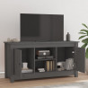 Szafka pod telewizor, szara, 103x36,5x52 cm, drewno sosnowe