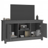 Szafka pod telewizor, szara, 103x36,5x52 cm, drewno sosnowe