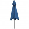 Parasol ogrodowy na metalowym słupku, 300 cm, lazurowy