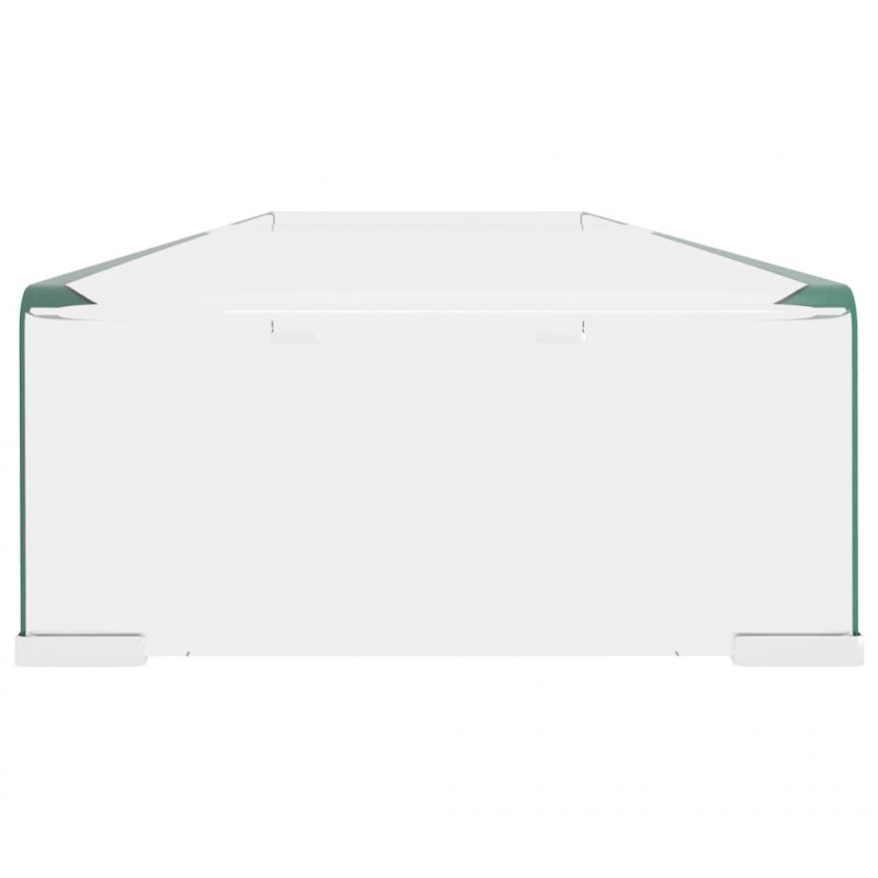 Podstawka pod monitor / telewizor szklana 110x30x13 cm