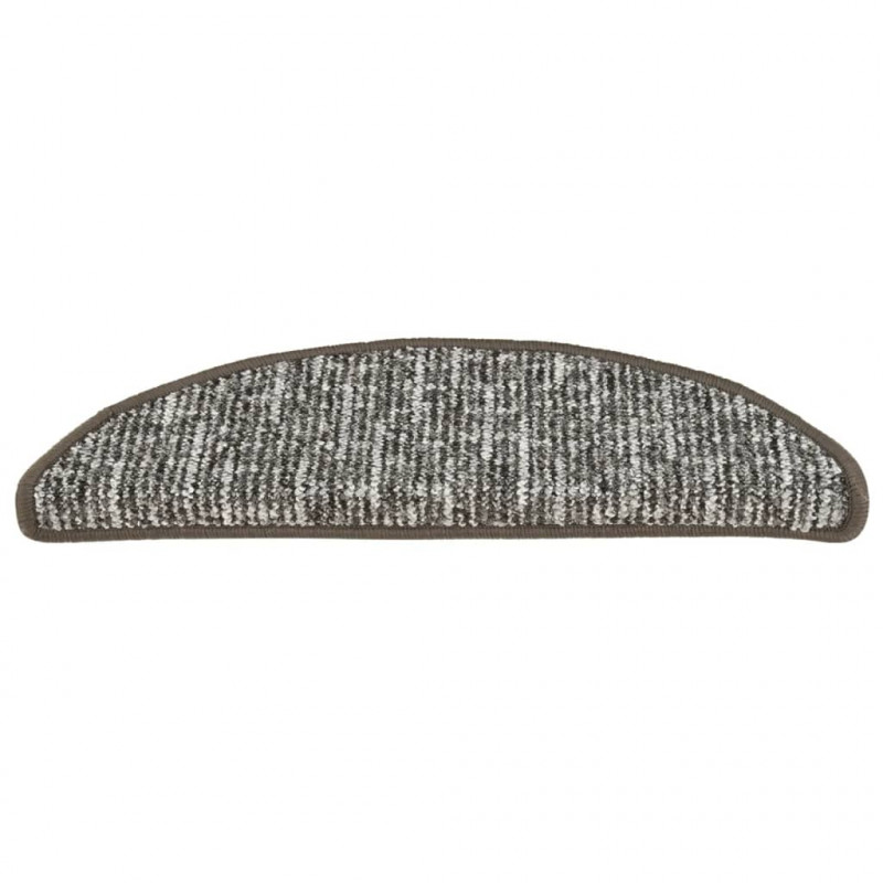 Nakładki na schody, 15 szt., antracytowe, 56x17x3 cm