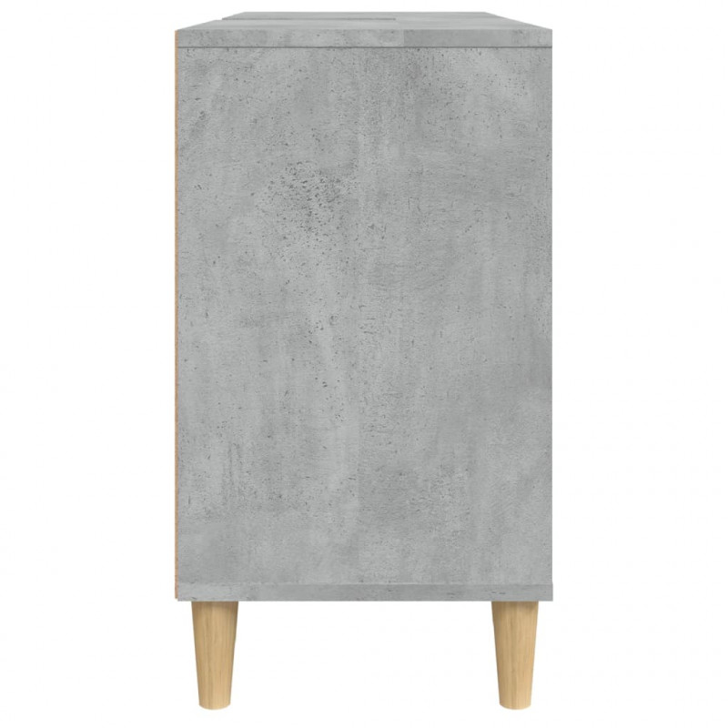 Szafka pod umywalkę, szarość betonu, 80x33x60 cm