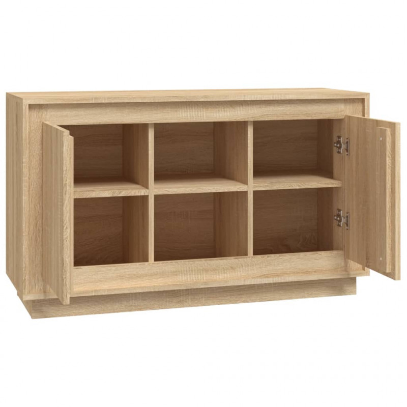 Szafka, dąb sonoma, 102x35x60 cm, materiał drewnopochodny
