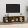 Szafka pod TV, miodowy brąz, 156x40x40 cm, lite drewno sosnowe