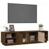 Szafka pod TV, miodowy brąz, 156x40x40 cm, lite drewno sosnowe