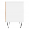 Szafka pod TV, biała, 150x30x44,5 cm, materiał drewnopochodny