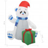 Świąteczny nadmuchiwany miś polarny, LED, 1,8 m