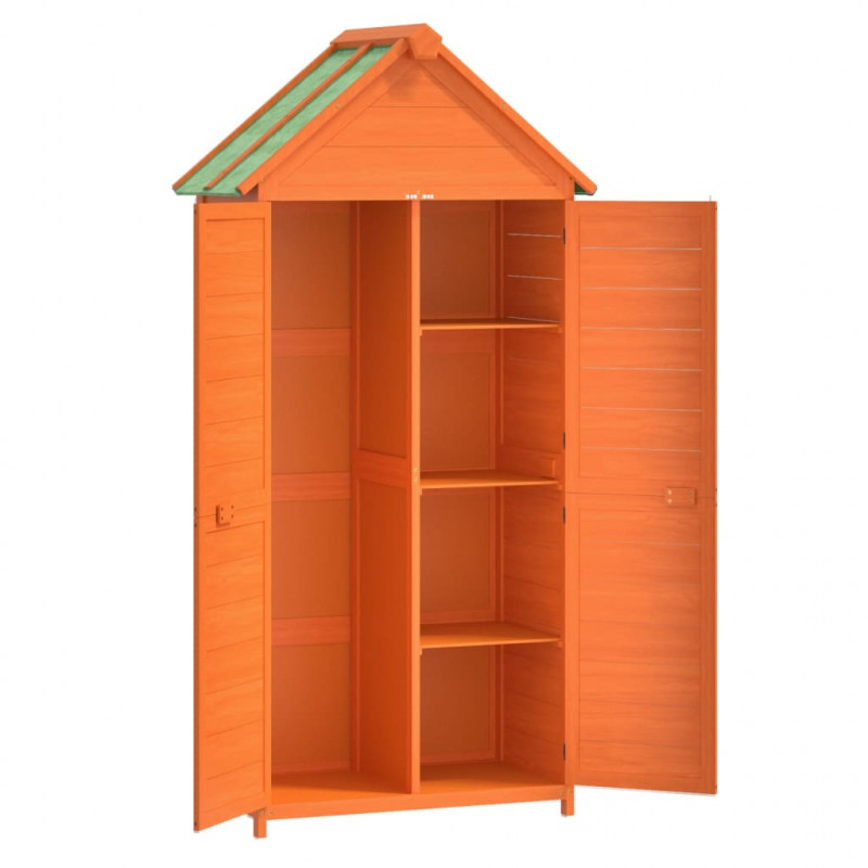 2-cz. zestaw szop narzędziowych, miodowy brąz, drewno sosnowe