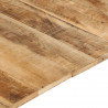 Blat stołu, lite drewno mango, 15-16 mm, 140x60 cm