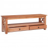 Szafka pod TV, 120x30x40 cm, lite drewno mahoniowe
