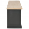 Szafka pod TV, czarna, 120 x 30 x 40 cm, drewniana