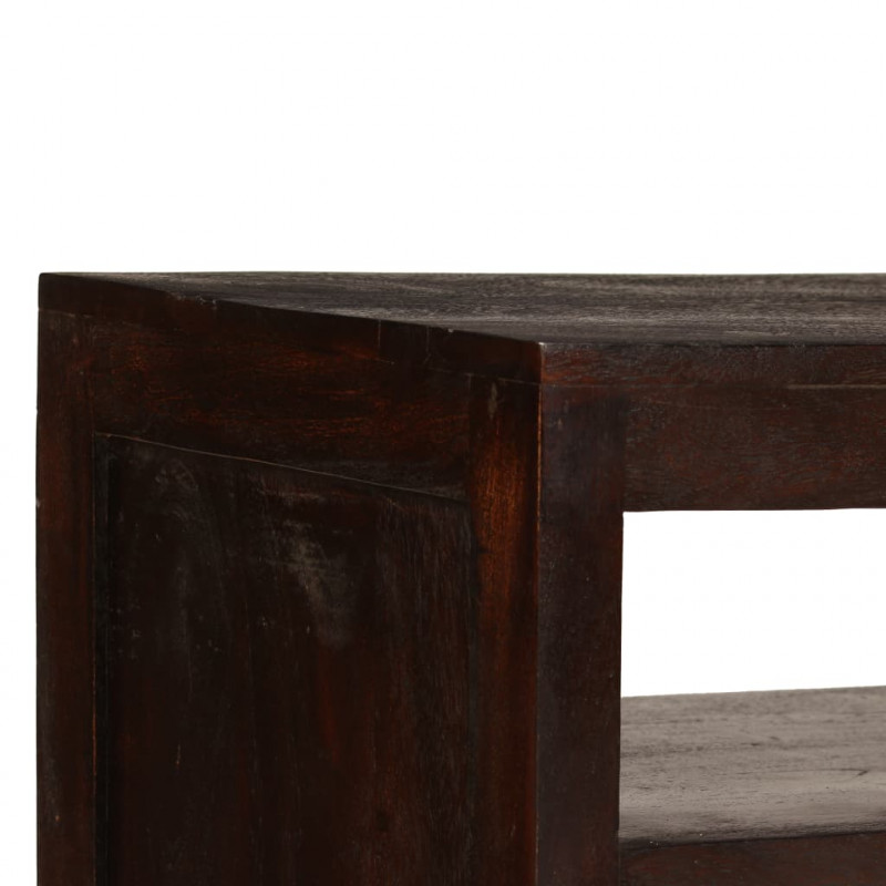 Szafka pod TV, drewno akacjowe, 90 x 30 x 55 cm, ciemnobrązowa