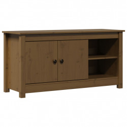 Szafka pod TV, miodowy brąz, 103x36,5x52 cm, drewno sosnowe