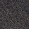 Ręcznie robiony dywan z juty, okrągły, 240 cm, ciemnoszary