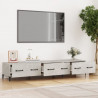 Szafka pod TV, szarość betonu, 150x34,5x30 cm