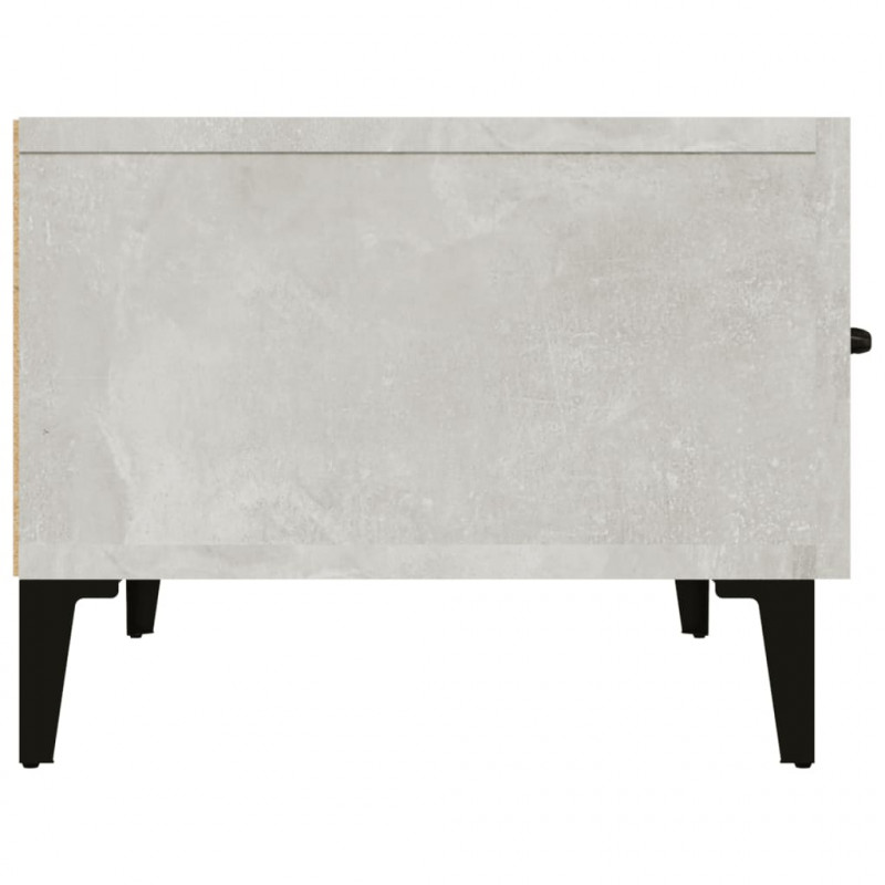 Szafka pod TV, szarość betonu, 150x34,5x30 cm