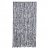 Zasłona przeciwko owadom, srebrna, 100x220 cm, szenil