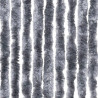 Zasłona przeciwko owadom, srebrna, 100x220 cm, szenil