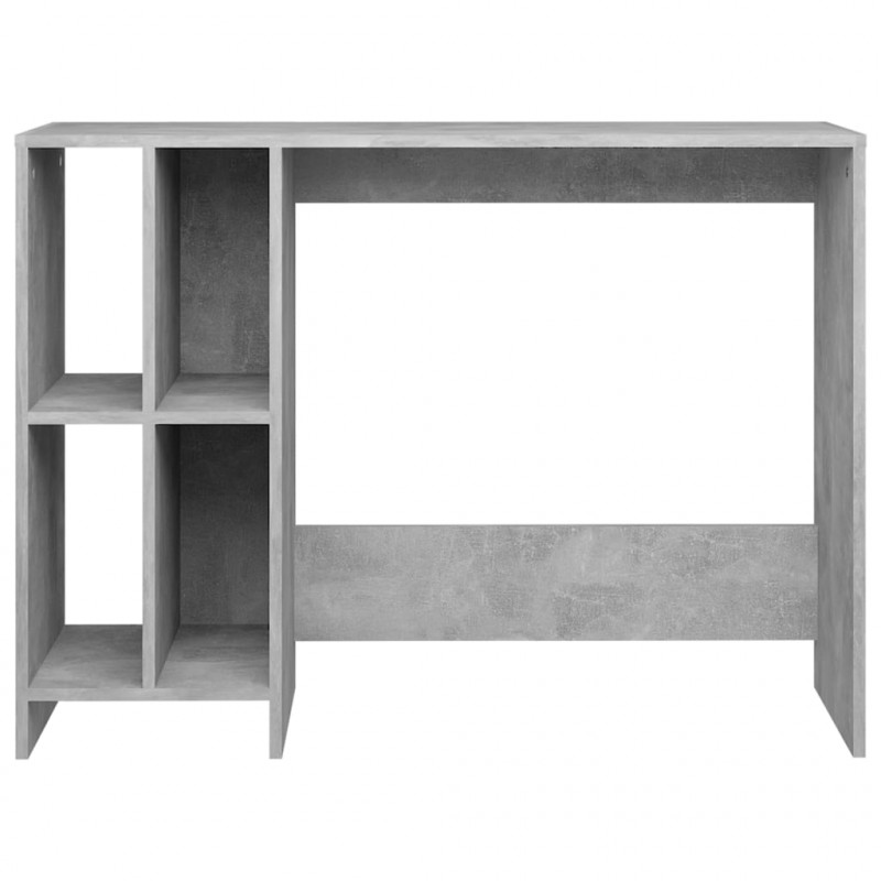 Biurko pod laptopa, szarość betonu, 102,5 x 35 x 75 cm