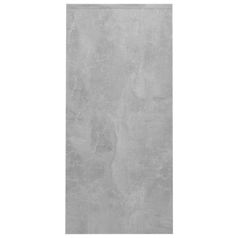 Biurko pod laptopa, szarość betonu, 102,5 x 35 x 75 cm