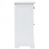 Komoda 3-drzwiowa, MDF i drewno sosnowe, 105 x 35 x 77,5 cm
