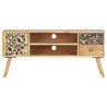 Szafka pod TV, 100x30x45 cm, lite drewno mango