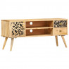 Szafka pod TV, 100x30x45 cm, lite drewno mango