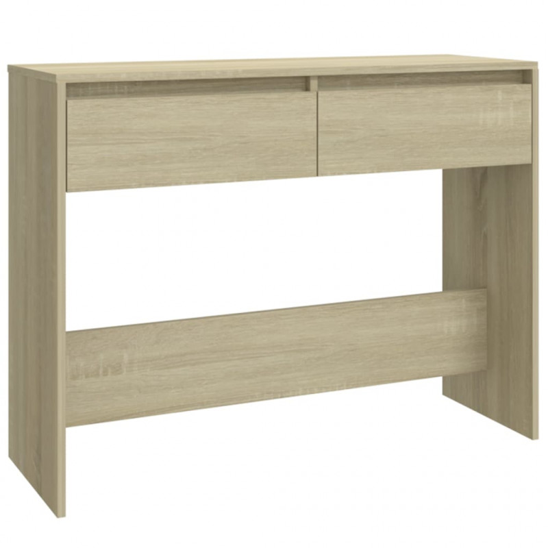 Stolik konsolowy, dąb sonoma, 100x35x76,5 cm