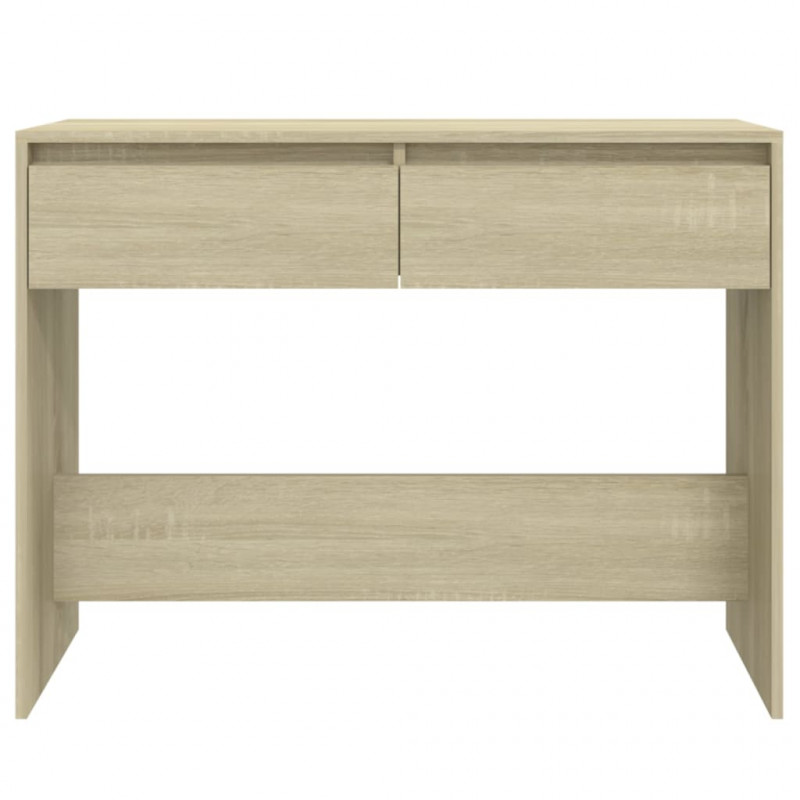 Stolik konsolowy, dąb sonoma, 100x35x76,5 cm