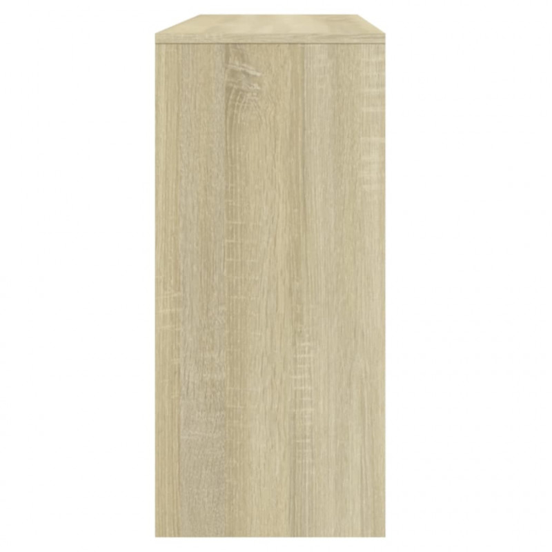 Stolik konsolowy, dąb sonoma, 100x35x76,5 cm