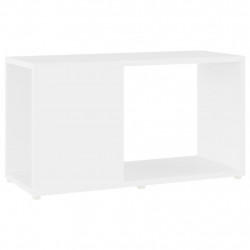 Szafka pod TV, biała, 60x24x32 cm, materiał drewnopochodny