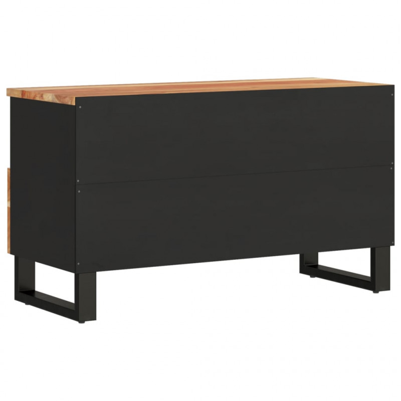 Szafka pod TV, 80x33x46 cm, akacja i materiał drewnopochodny