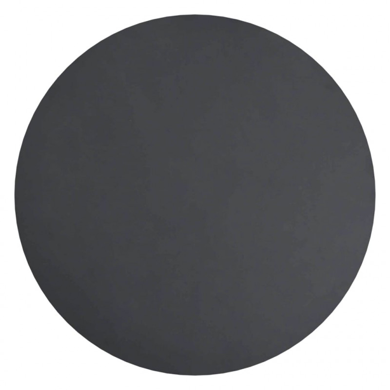 Stolik herbaciany, czarny, 48 cm, MDF i żelazo