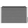Podwyższona donica ogrodowa, WPC, 150x50x91 cm, szara