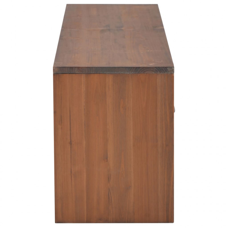 Szafka pod TV z 4 szufladami, 120x30x40 cm, lite drewno jodłowe