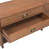 Szafka pod TV z 4 szufladami, 120x30x40 cm, lite drewno jodłowe