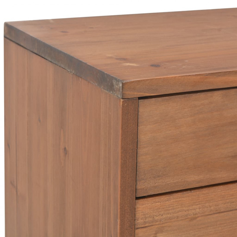 Szafka pod TV z 4 szufladami, 120x30x40 cm, lite drewno jodłowe