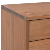 Szafka pod TV z 4 szufladami, 120x30x40 cm, lite drewno jodłowe