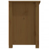 Szafka pod TV, miodowy brąz, 114x35x52 cm, lite drewno sosnowe