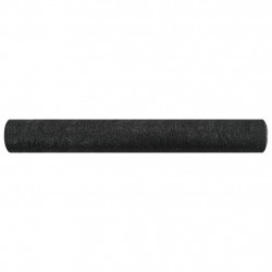 Siatka cieniująca, czarna, 1,2x10 m, HDPE, 75 g/m²