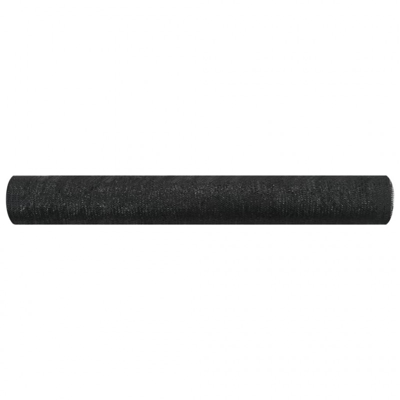 Siatka cieniująca, czarna, 1,2x10 m, HDPE, 75 g/m²