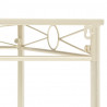 Stolik boczny w stylu vintage, metalowy, 87 x 34 x 73 cm, złoty