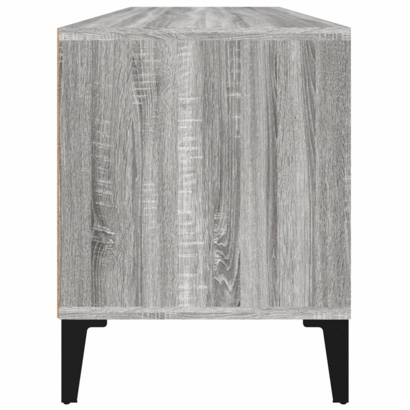 Szafka pod TV, szary dąb sonoma, 100x34,5x44,5 cm
