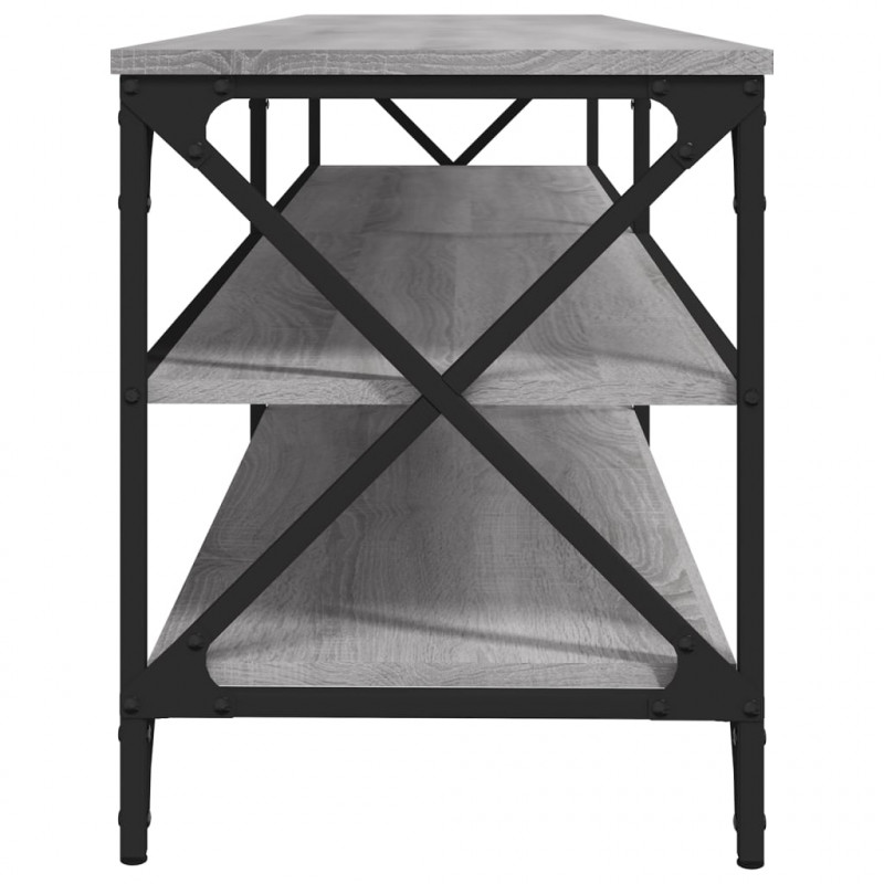 Szafka pod telewizor, szary dąb sonoma, 180x40x50 cm