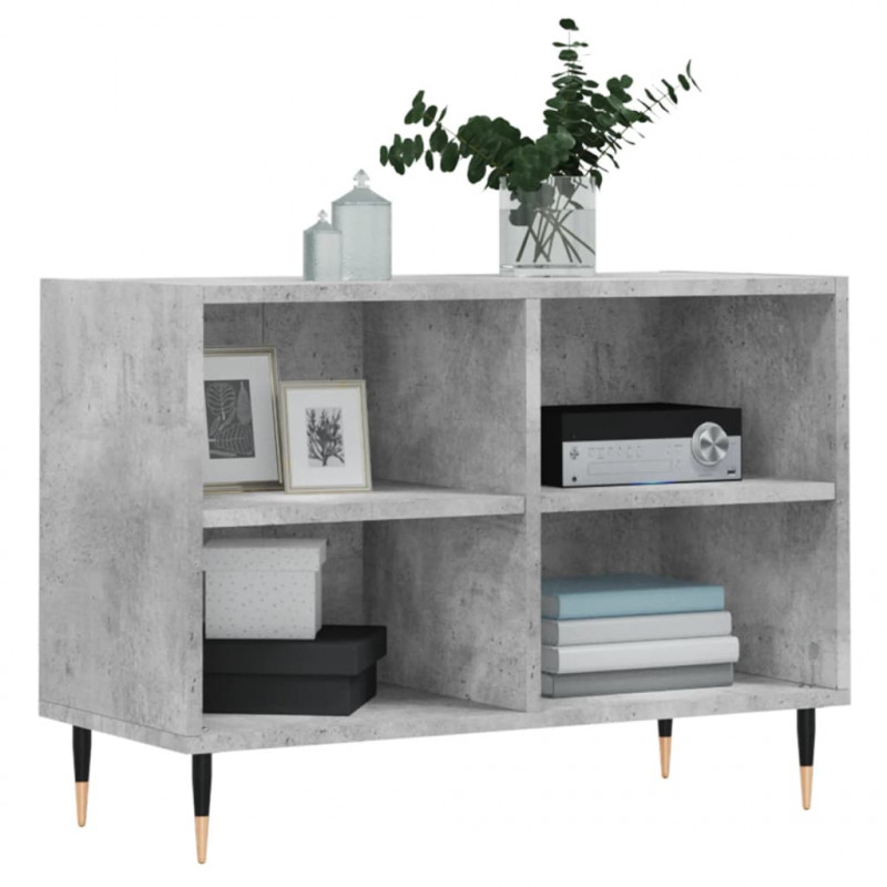 Szafka pod TV, szarość betonu, 69,5x30x50 cm