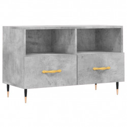Szafka pod TV, szarość betonu, 80x36x50 cm