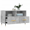 Szafka pod TV, szarość betonu, 80x36x50 cm