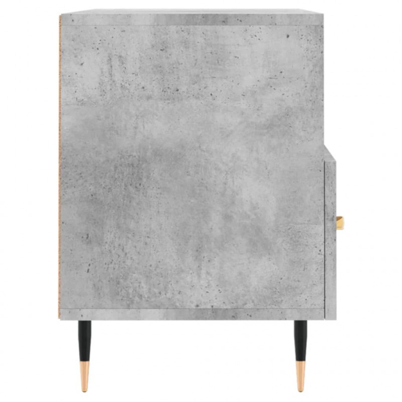 Szafka pod TV, szarość betonu, 80x36x50 cm