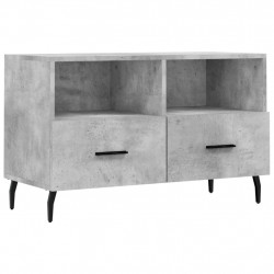 Szafka pod TV, szarość betonu, 80x36x50 cm